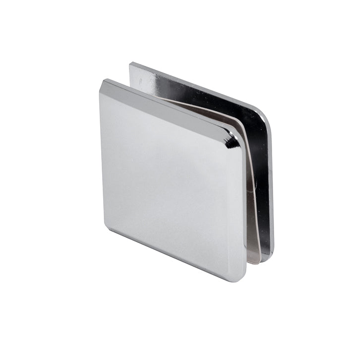 Glass to Glass Hinges, 180° (Beveled Edge)