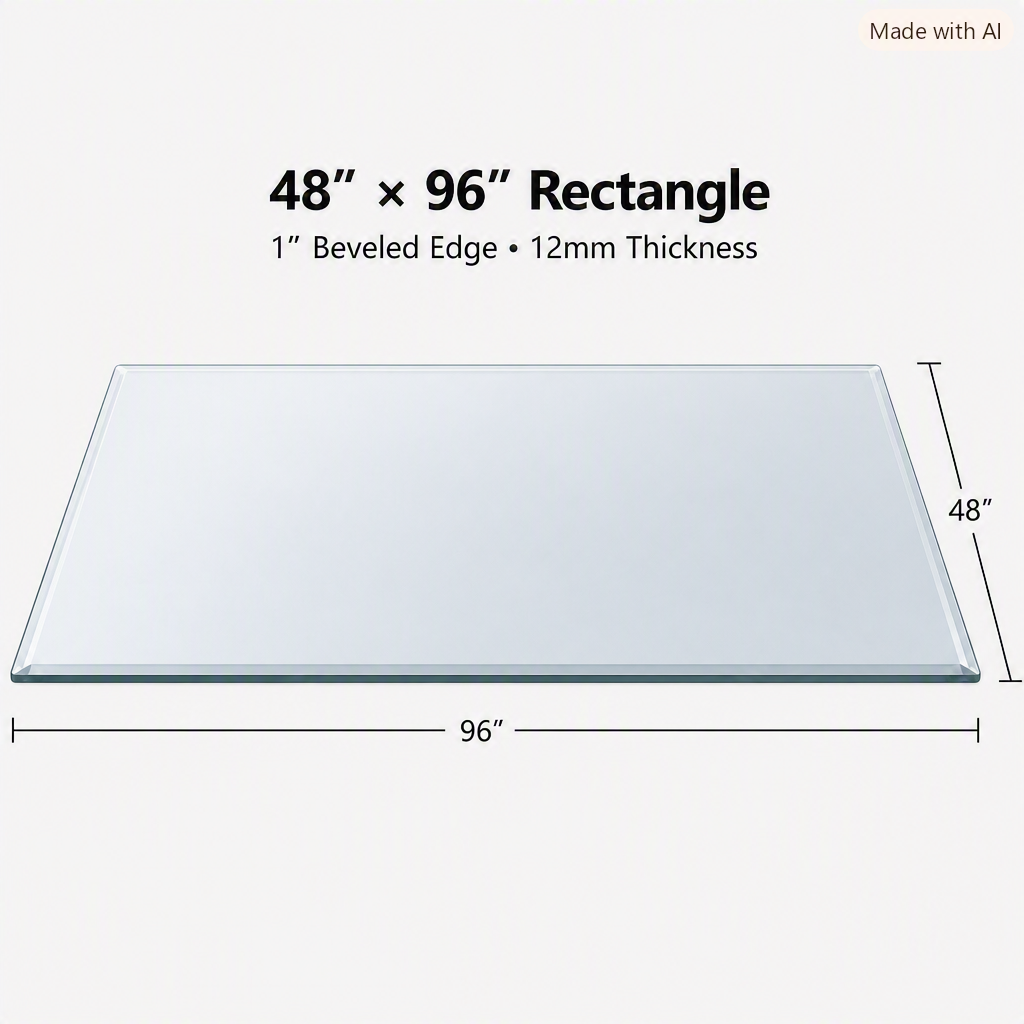 Glass, Table Top, 1/2" (12mm) - Clear