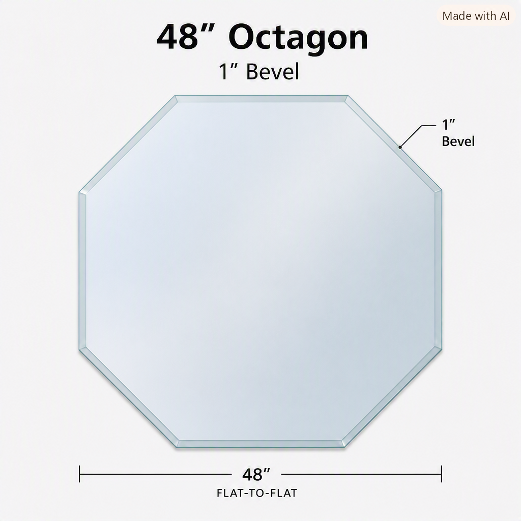 Glass, Table Top, 1/2" (12mm) - Clear