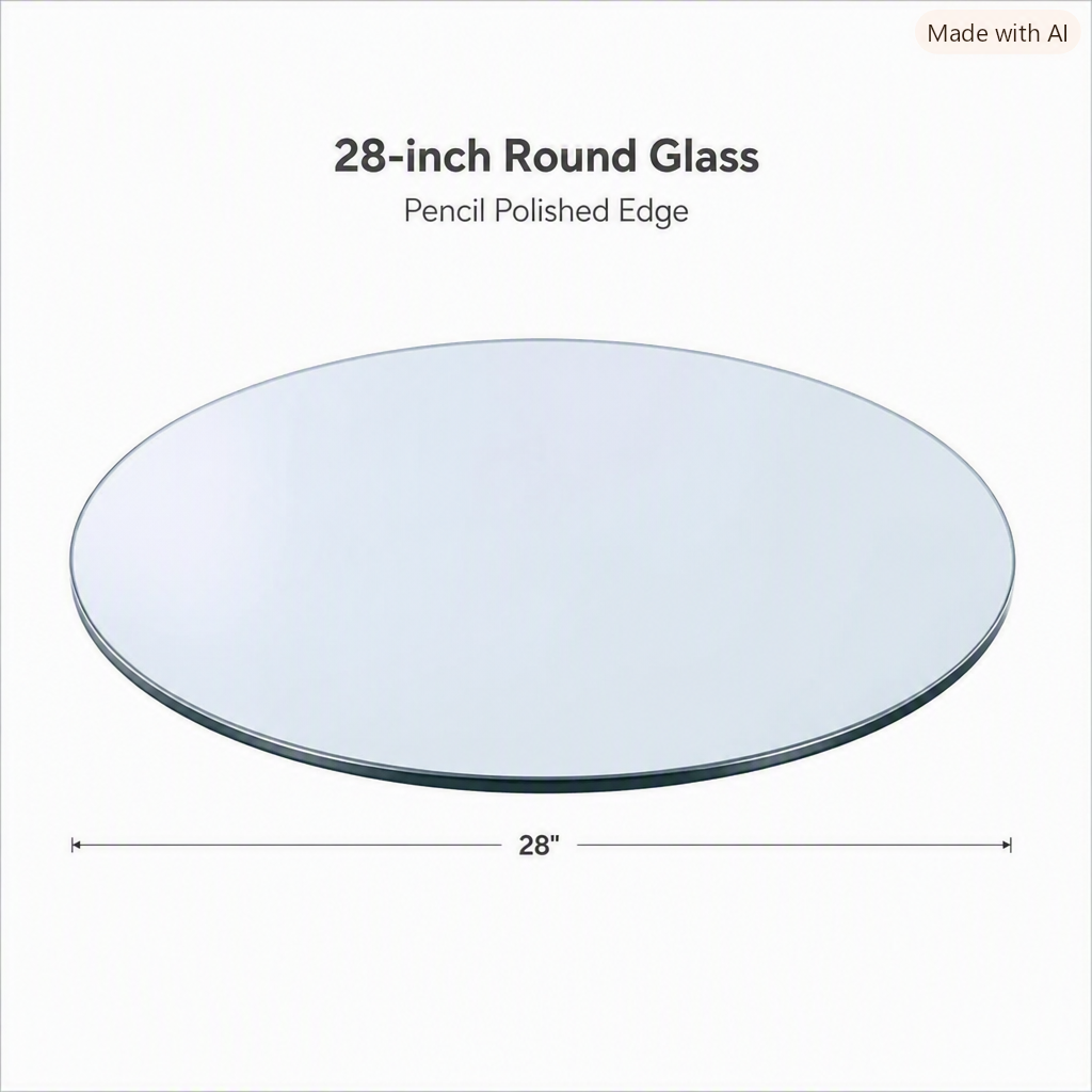 Glass, Table Top, 3/8" (10mm) - Clear