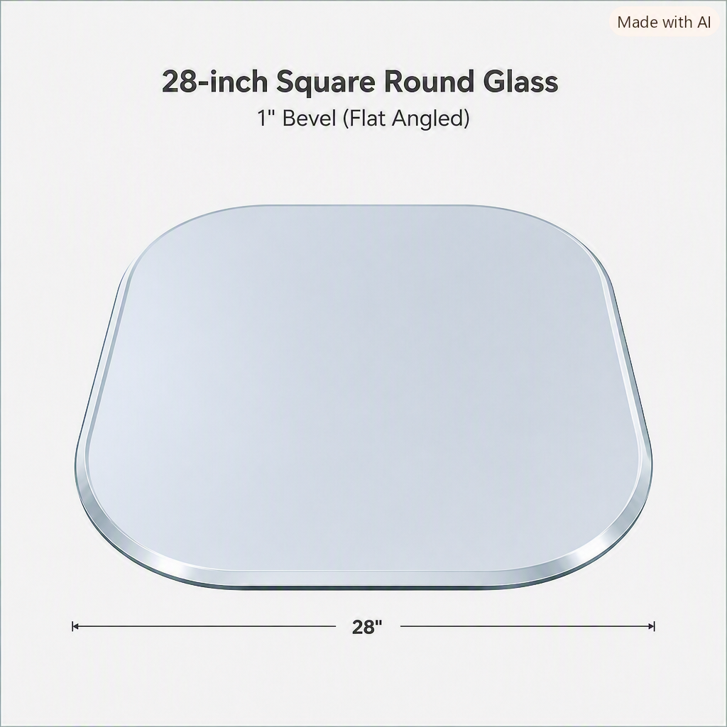 Glass, Table Top, 3/8" (10mm) - Clear