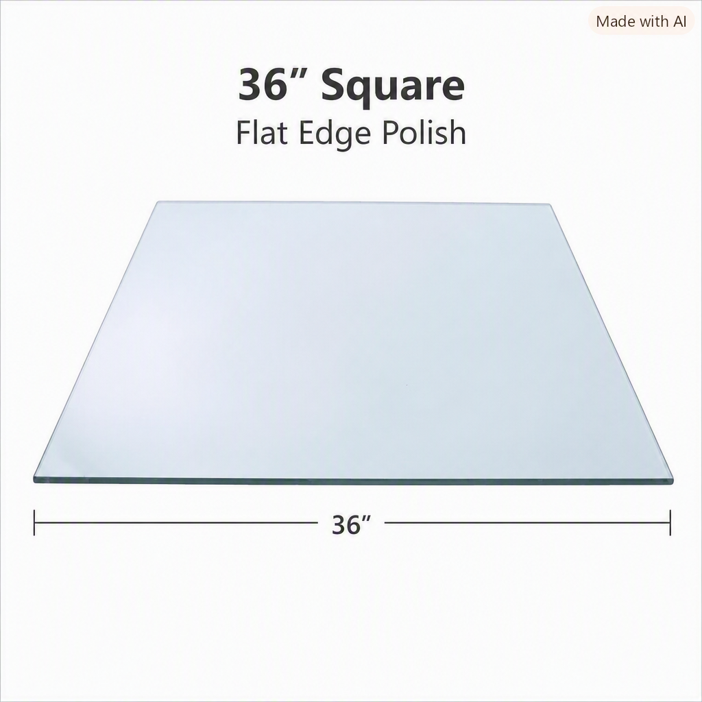 Glass, Table Top, 3/8" (10mm) - Clear