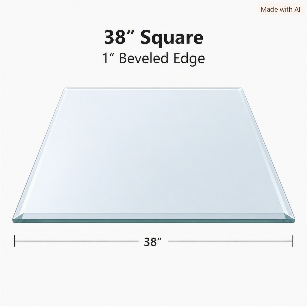 Glass, Table Top, 3/8" (10mm) - Clear