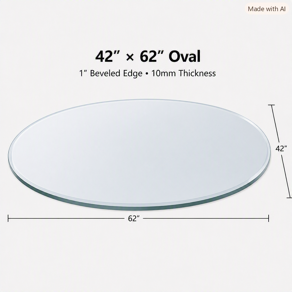 Glass, Table Top, 3/8" (10mm) - Clear