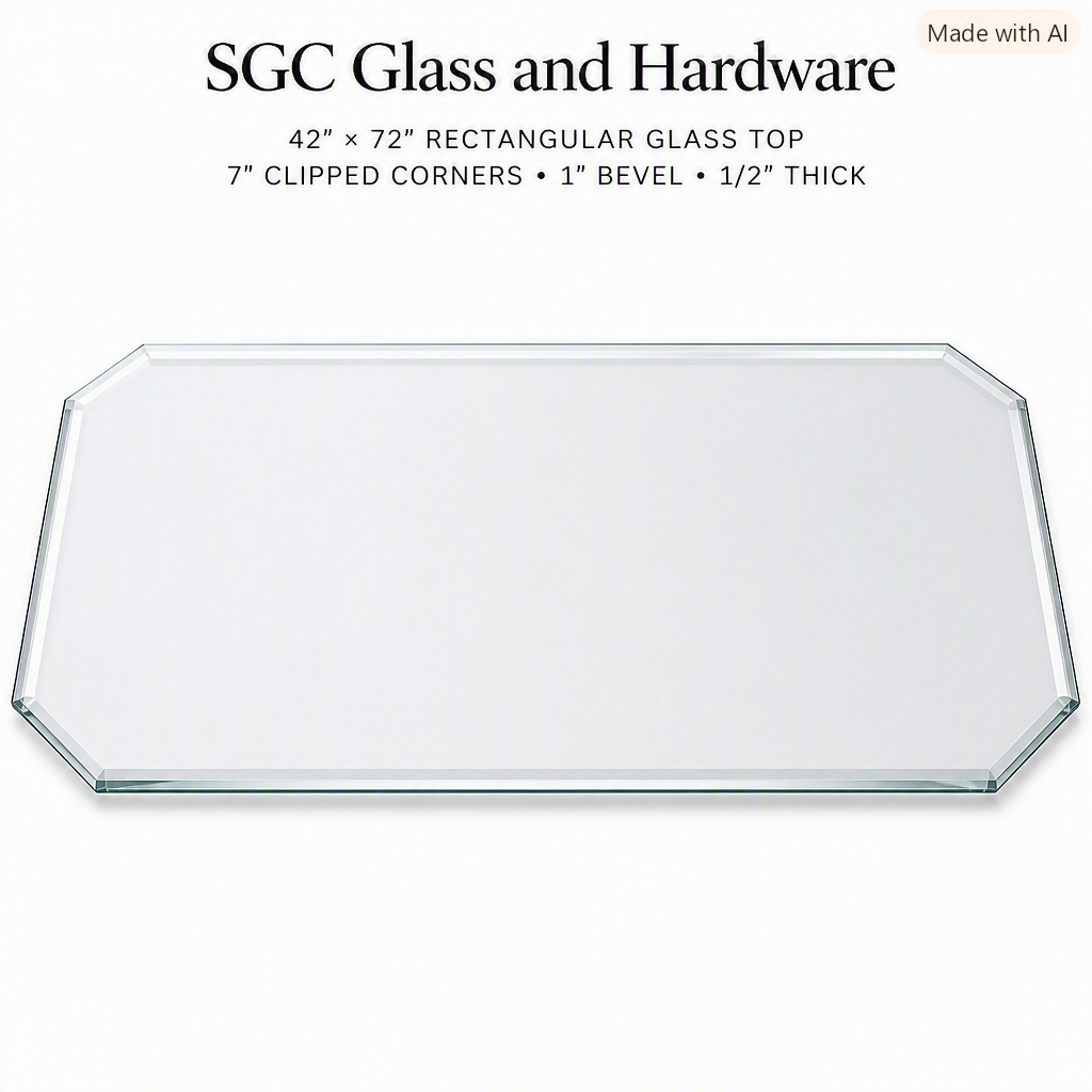 Glass, Table Top, 1/2" (12mm) - Clear