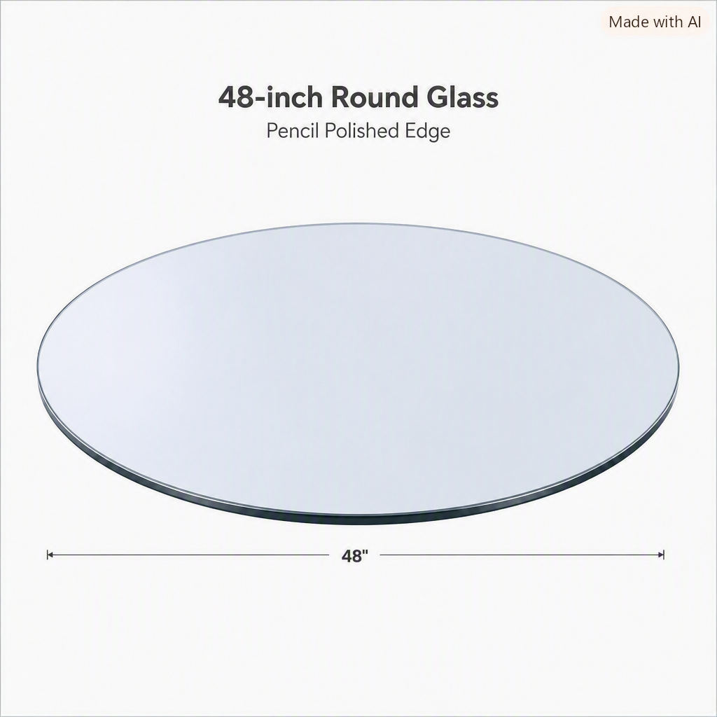 Glass, Table Top, 3/8" (10mm) - Clear