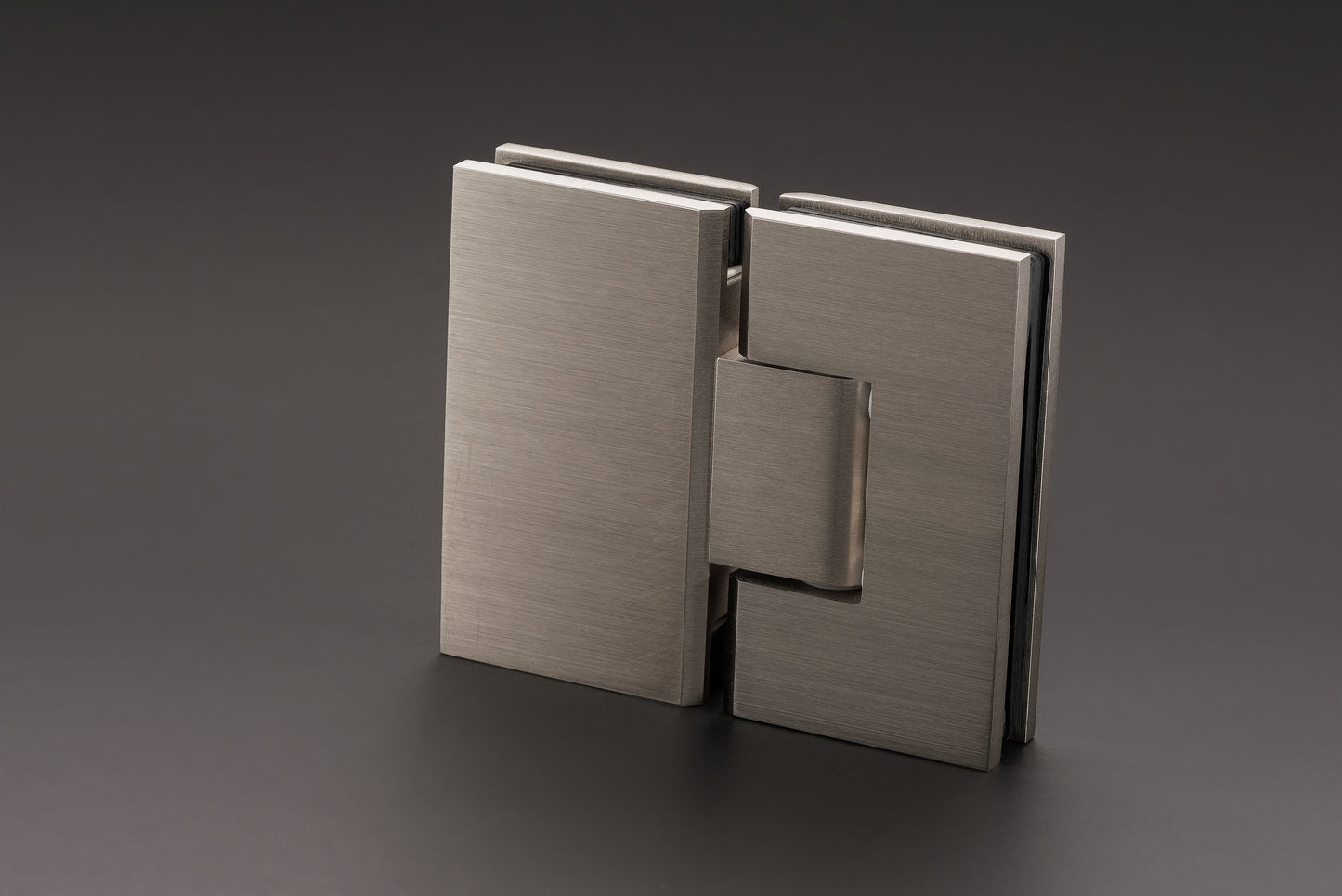 Glass to Glass Hinges, 180° (Flat Edge)