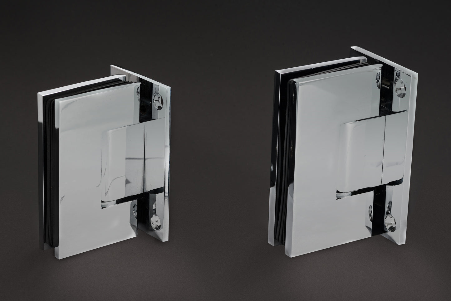 Glass to Wall Hinges (Flat Edge)
