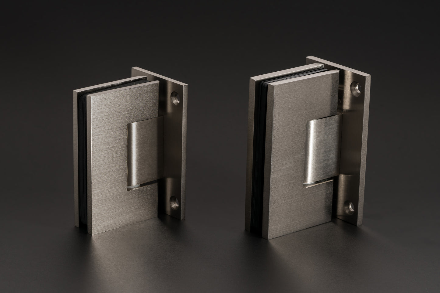 Glass to Wall Hinges (Flat Edge)