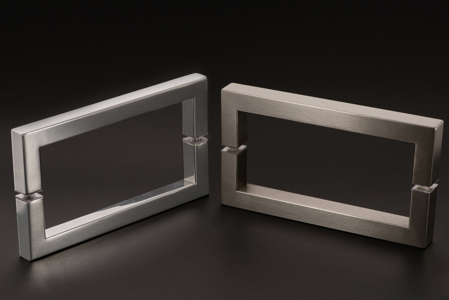 Glass Door, Pull Handles, Back-to-Back